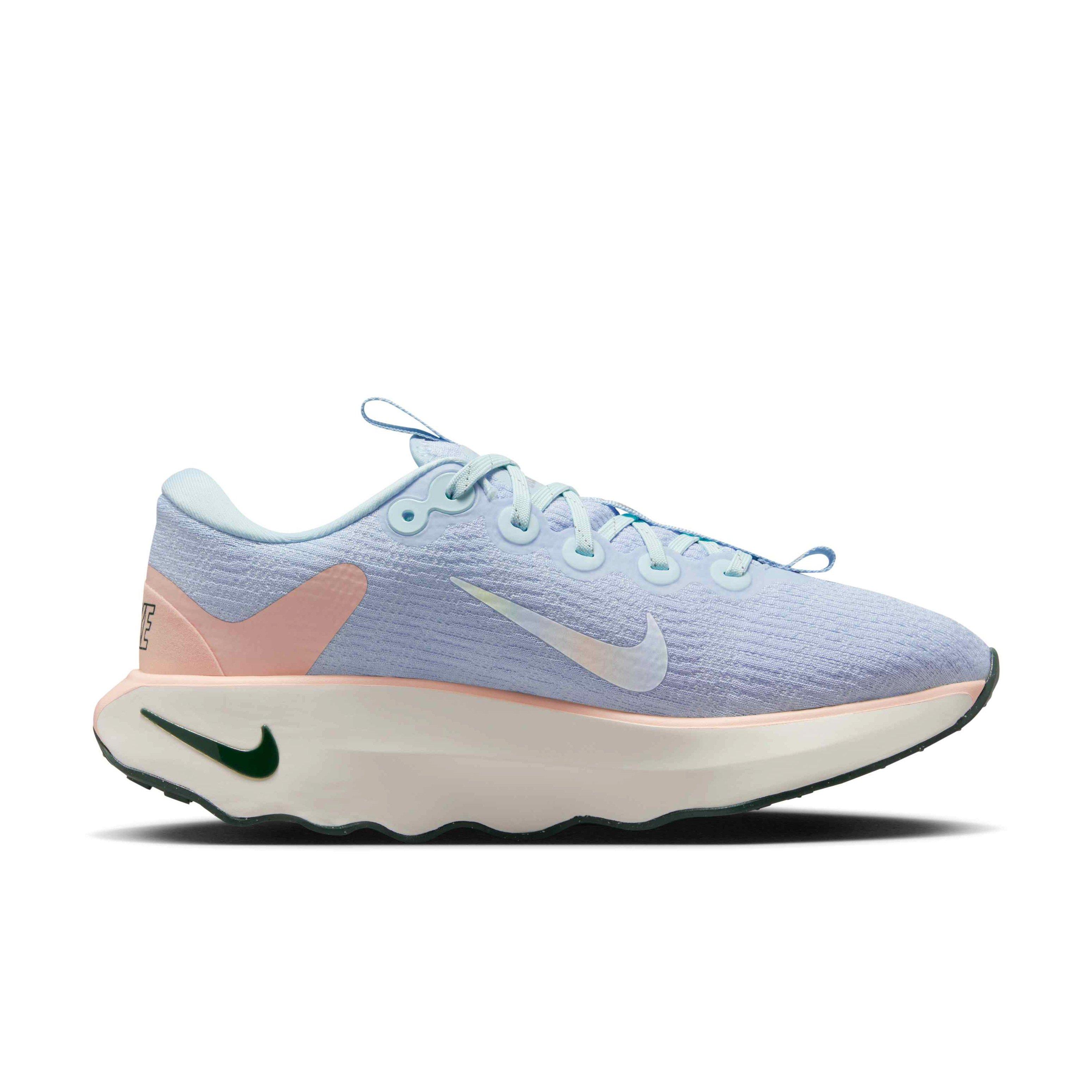 Nike Motiva "Glacier Blue/Washed Coral/Vintage Green" Women's Walking Shoe